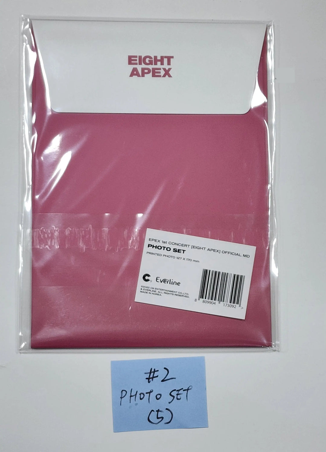 EPEX "EIGHT APEX"  1st CONCERT - Official MD (Tin Case Photocard Set (8EA), Photo Set - HALLYUSUPERSTORE