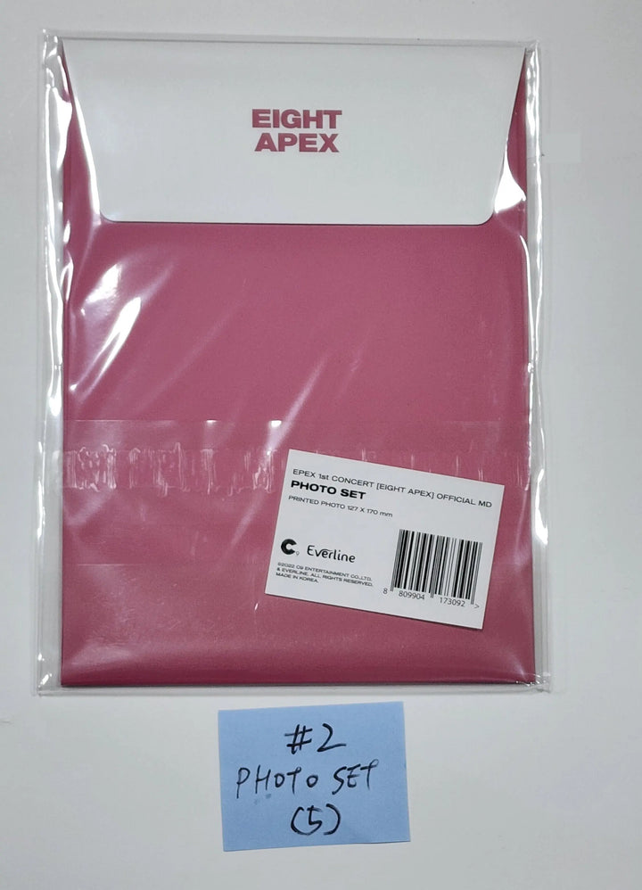 EPEX "EIGHT APEX"  1st CONCERT - Official MD (Tin Case Photocard Set (8EA), Photo Set - HALLYUSUPERSTORE