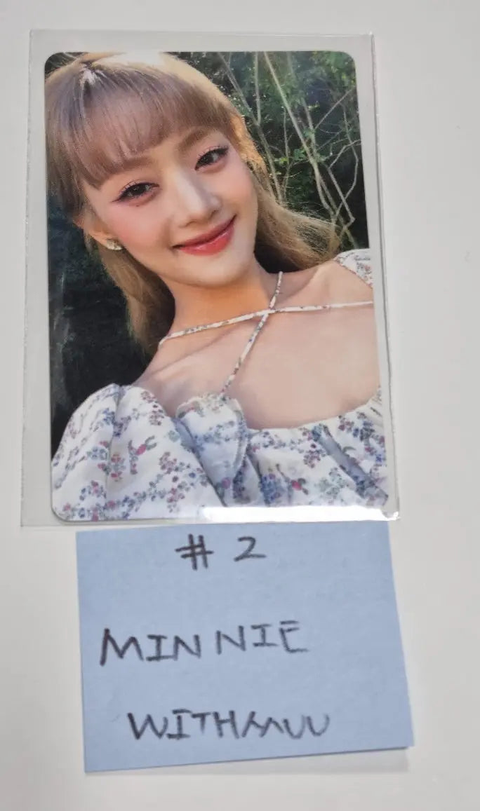 (G) I-DLE Season's Greeting 2023 - Withmuu Pre-Order Benefit Photocard - HALLYUSUPERSTORE