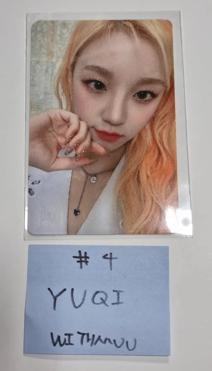 (G) I-DLE Season's Greeting 2023 - Withmuu Pre-Order Benefit Photocard - HALLYUSUPERSTORE