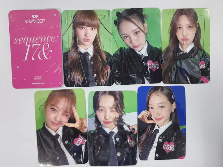 CSR 'Sequence : 17&' - MMT Fansign Event Photocard - HALLYUSUPERSTORE