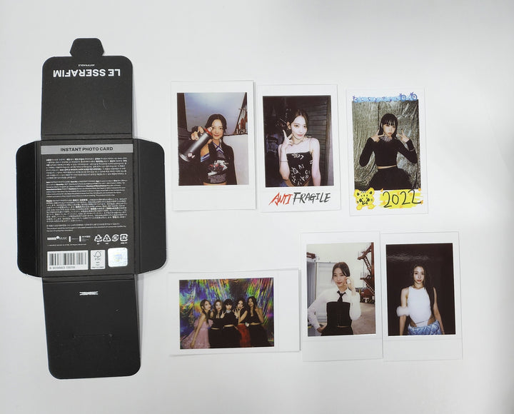 LE SSERAFIM "ANTIFRAGILE" 2nd Mini Album - Weverse Shop Instant Photocard Set (6EA)