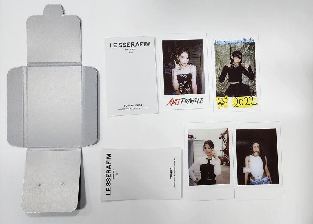 LE SSERAFIM "ANTIFRAGILE" 2nd Mini Album - 위버스샵 인스턴트 포토카드 세트 (6장)