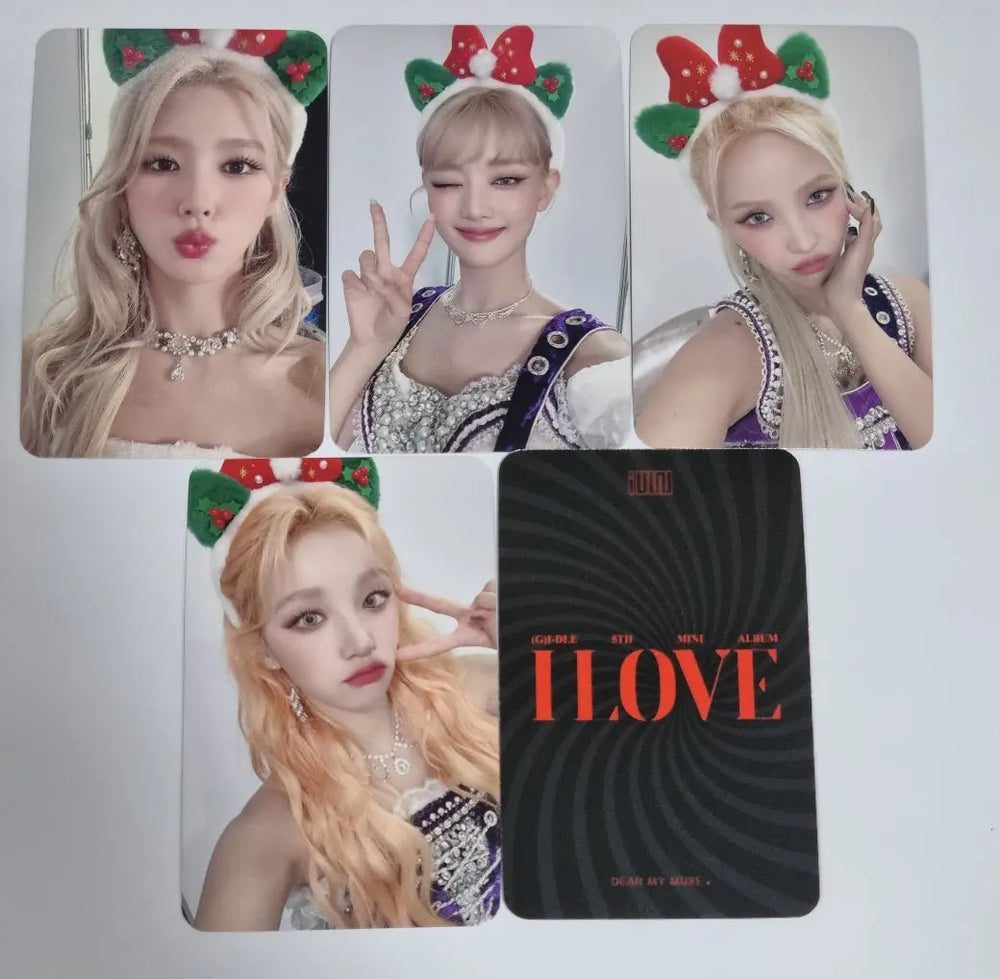 (g) I-DLE "I LOVE" - Dear My Muse Fansign Event Photocard - HALLYUSUPERSTORE