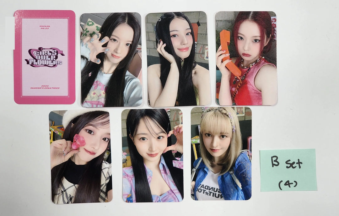 NMIXX 2023 Season’s Greetings - JYP Shop Pre-Order Benefit Photocards Set (7EA) - HALLYUSUPERSTORE
