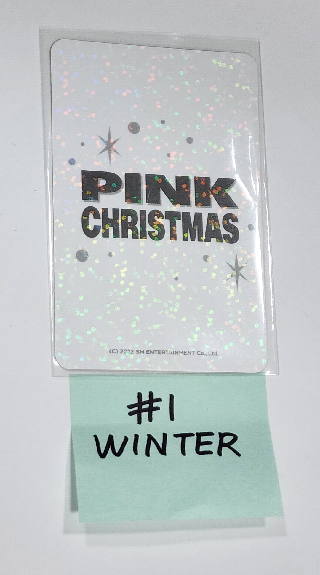 Aespa "2022 Pink Christmas" - Smtown & Store Raondom Pack Hologram Photocard