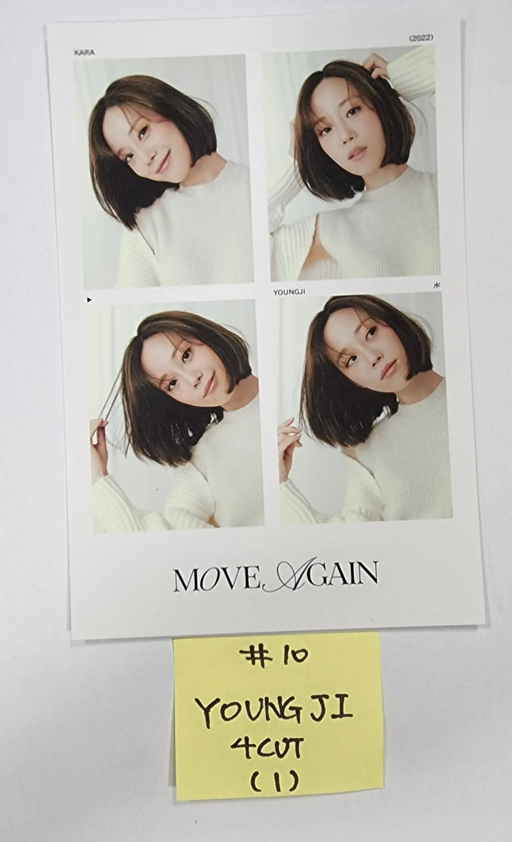 KARA "Move Again" 15th Anniversary special Album - Official Photocard, 4 Cut Photo - HALLYUSUPERSTORE