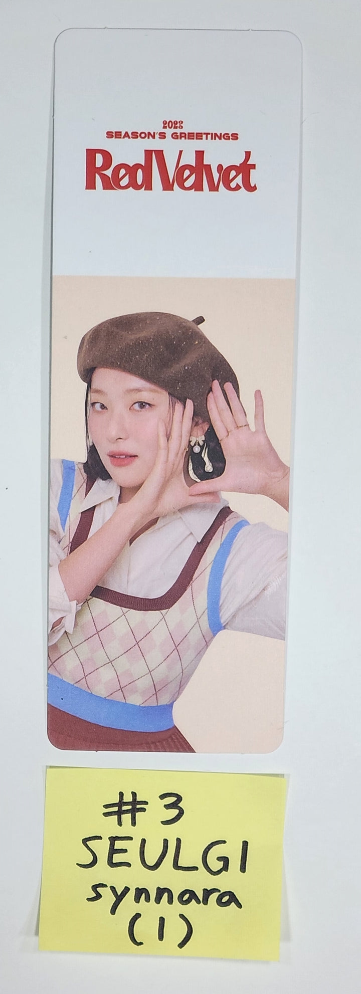 Red Velvet 2023 Season's Greetings - Synnara Pre-Order Benefit Photocards Set (5EA), Book Mark