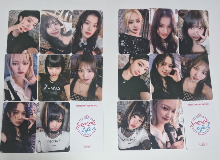 트와이스 2023 시즌그리팅 - JYP Shop 예약판매 혜택 포토카드 세트 (9장)