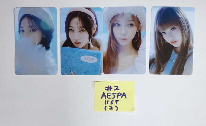 Aespa 2023 Season's Greetings - 11st Pre-Order Benefit Photocards Set (4EA)