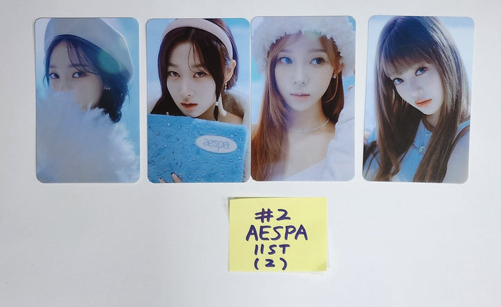 Aespa 2023 Season's Greetings - 11st Pre-Order Benefit Photocards Set (4EA) [Updated 1/16]