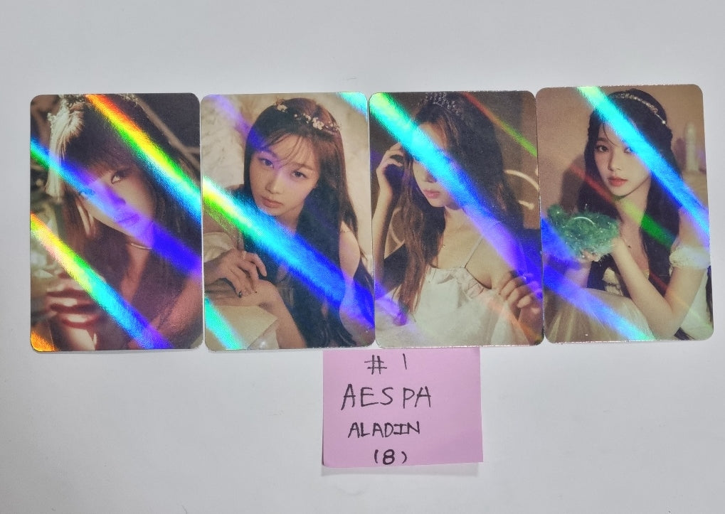 Aespa 2023 Season's Greetings - Aladin Pre-Order Benefit Hologram Photocards Set (4EA)