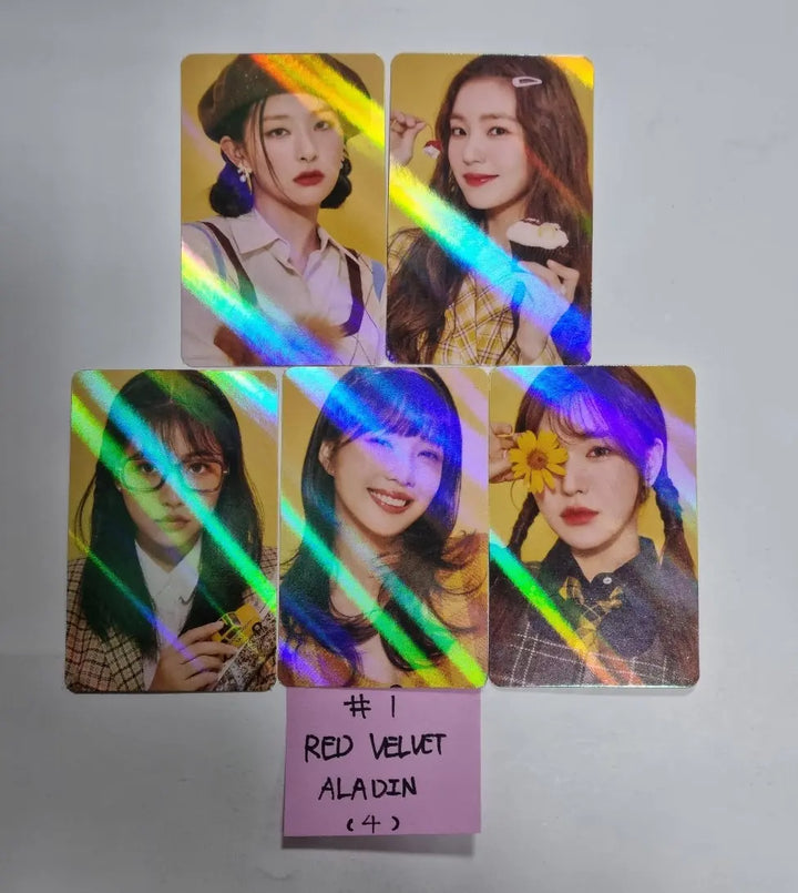 Red Velvet 2023 Season's Greetings - Aladin Pre-Order Benefit Hologram Photocards Set (5EA) - HALLYUSUPERSTORE
