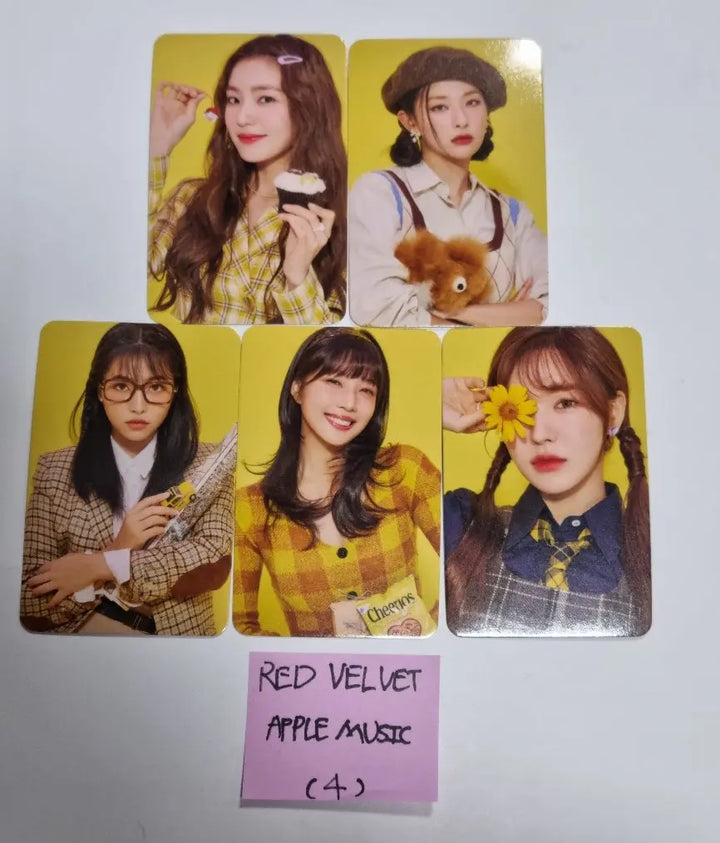 Red Velvet 2023 Season's Greetings - Apple Music Pre-Order Benefit Photocards Set (5EA) - HALLYUSUPERSTORE