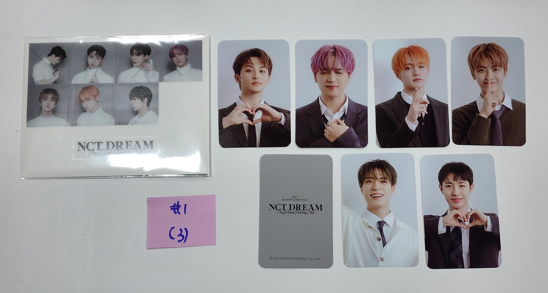 NCT Dream  2023 Season's Greetings - Yes24 Pre-Order Benefit Photocards Set (7EA) + Sticker
