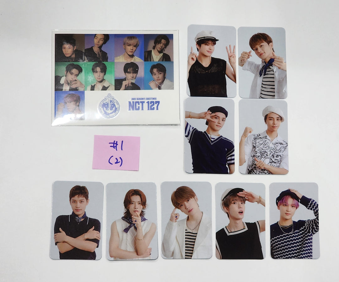 NCT 127 2023 Season's Greetings - Yes24 Pre-Order Benefit Photocards Set (8EA) + Sticker