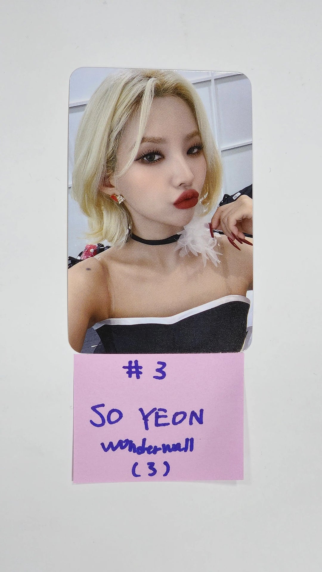 (g) I-DLE "I LOVE" - Wonderwall Fansign Event Photocard - HALLYUSUPERSTORE