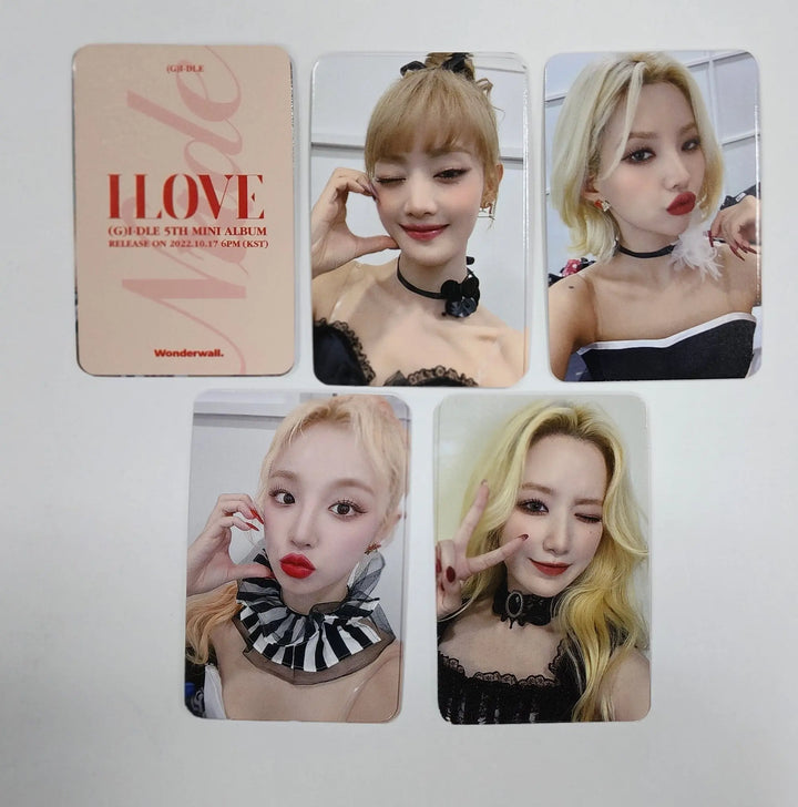 (g) I-DLE "I LOVE" - Wonderwall Fansign Event Photocard - HALLYUSUPERSTORE