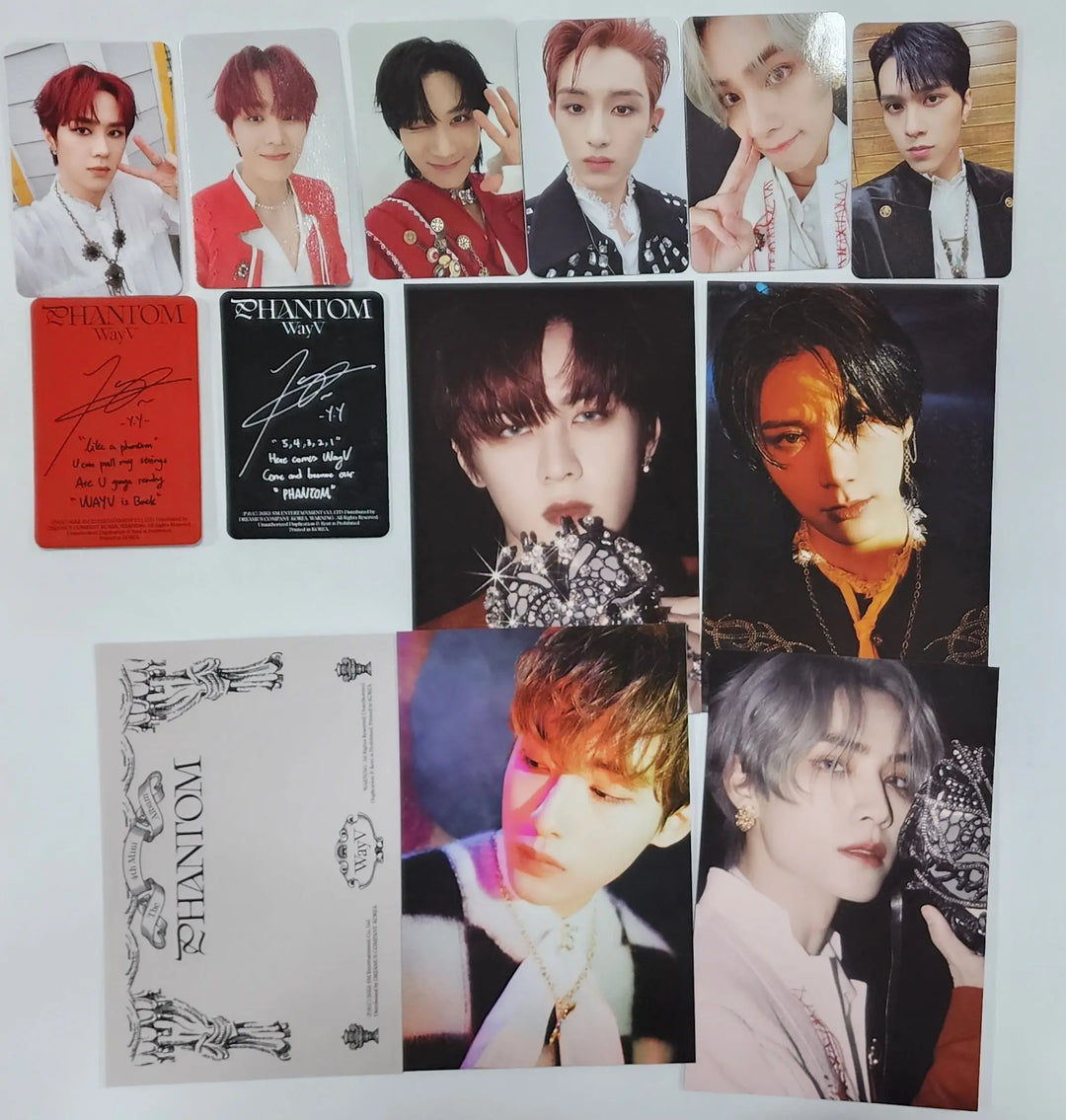 WayV "Phantom" 4th mini Album - Official Photocard, Postcard