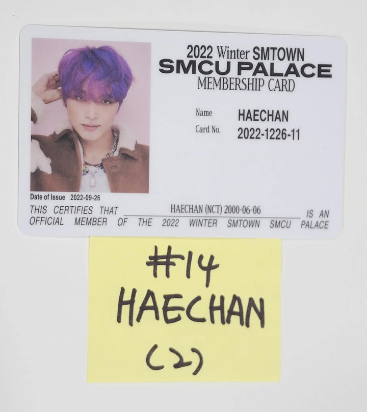 NCT "2022 Winter SMTOWN : SMCU PALACE" - Official Photocard [Membership Card Ver.]