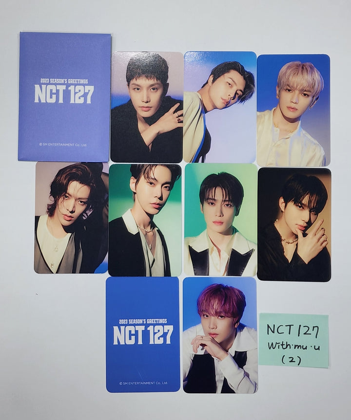 NCT 127 2023 시즌그리팅 - Withmuu 예약특전 포토카드 세트 (9장)