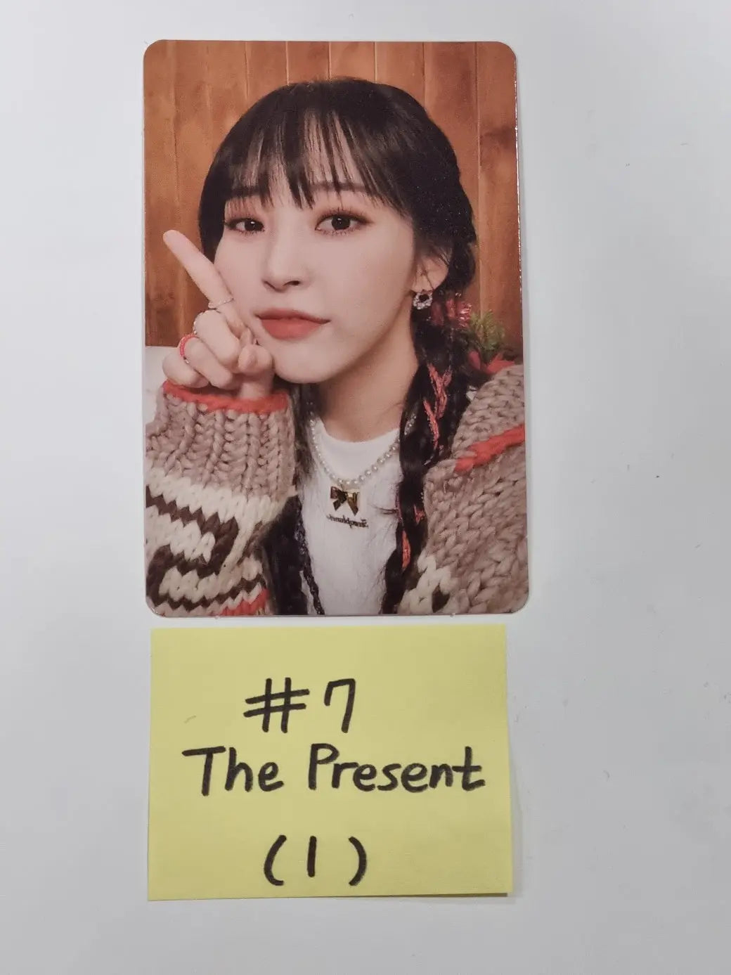 문별 "The Present" - 오피셜 포토카드, 빅 포토카드