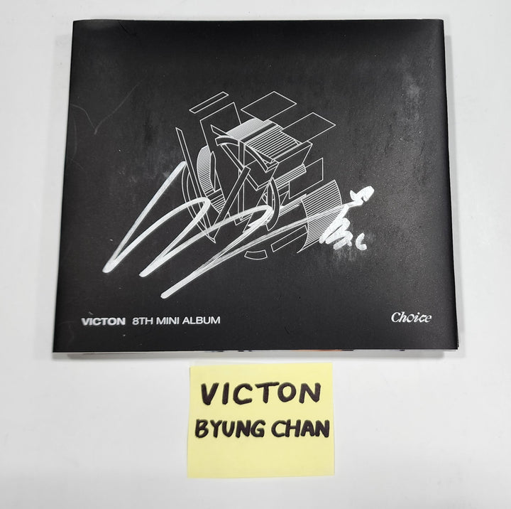 Byung Chan (of Victon) "choice" - Hand Autographed(Signed) Album