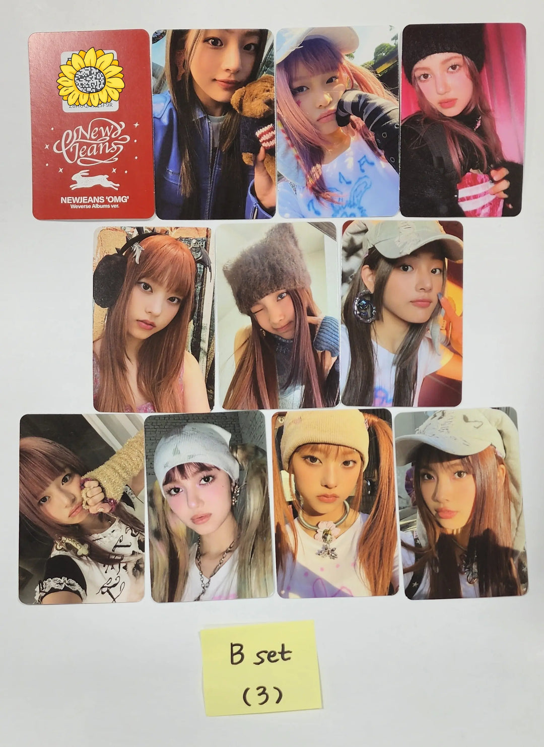 New Jeans ‘OMG’ - Official Photocards Set (11EA) [Weverse Ver.] - HALLYUSUPERSTORE