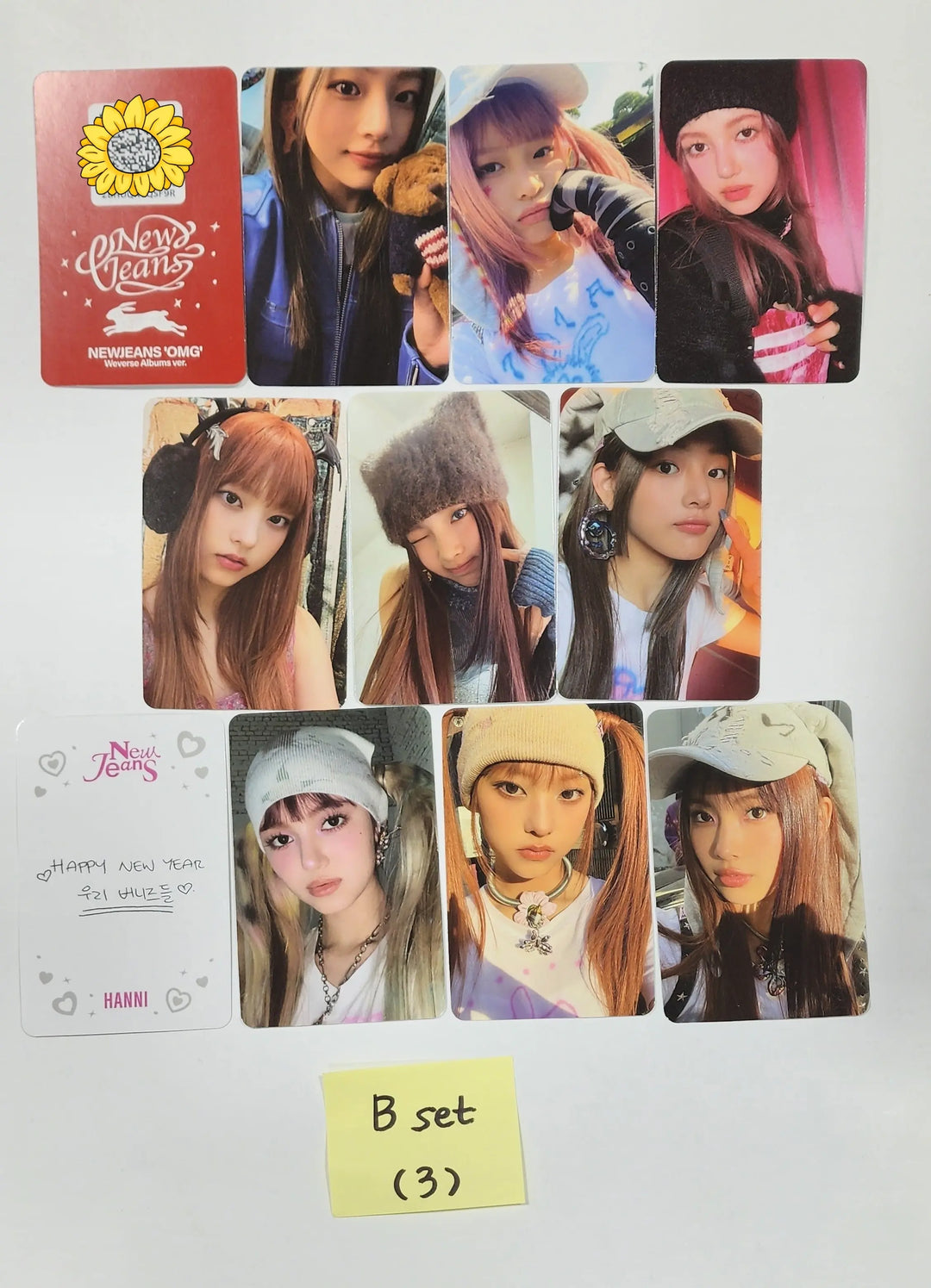 New Jeans ‘OMG’ - Official Photocards Set (11EA) [Weverse Ver.] - HALLYUSUPERSTORE
