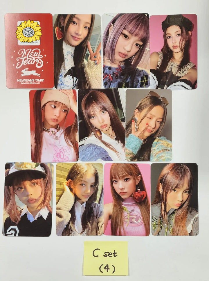 New Jeans ‘OMG’ - Official Photocards Set (11EA) [Weverse Ver.] - HALLYUSUPERSTORE