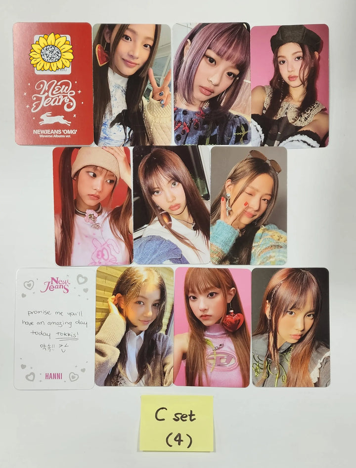 New Jeans ‘OMG’ - Official Photocards Set (11EA) [Weverse Ver.] - HALLYUSUPERSTORE
