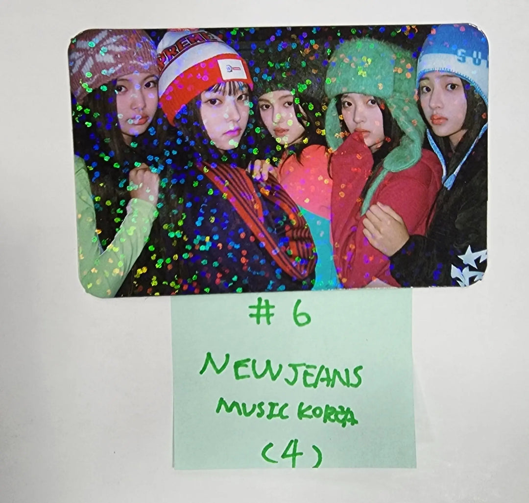 New Jeans ‘OMG’ - Music Korea Pre-Order Benefit Hologram Photocard - HALLYUSUPERSTORE