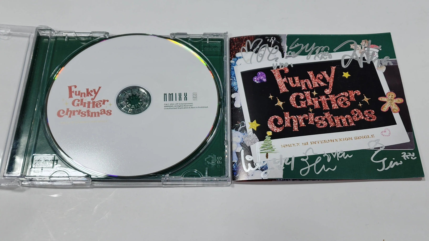 NMIXX Funky Glitter Christmas サイン入り CD - K-POP/アジア