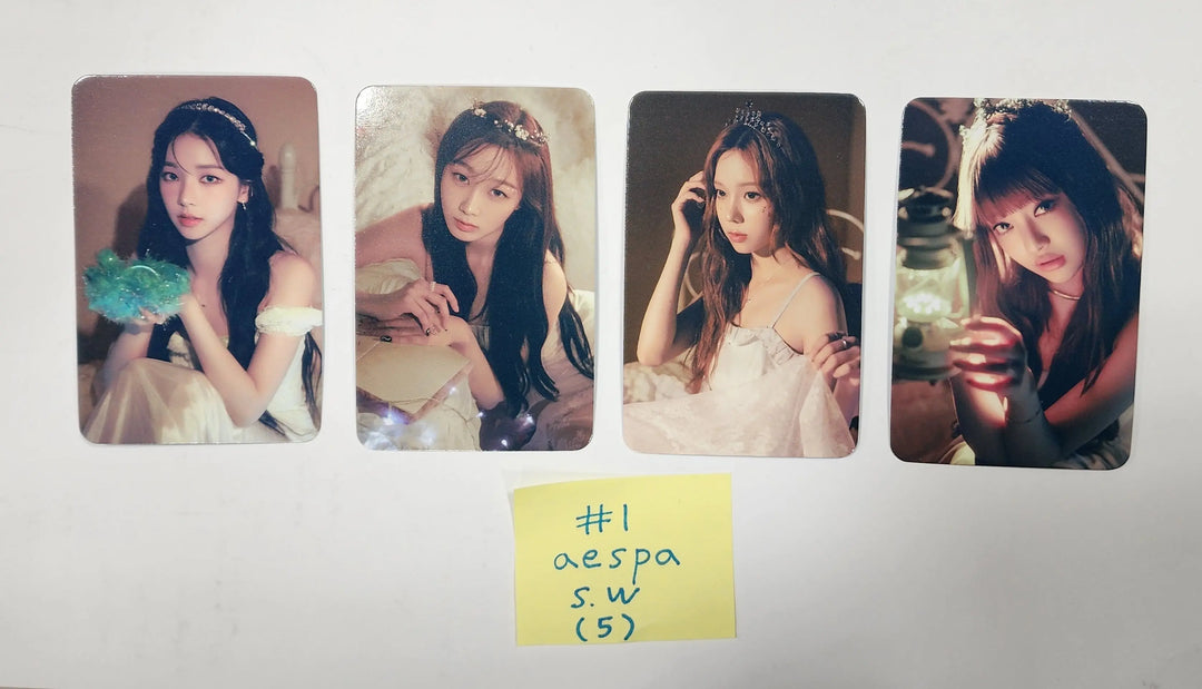 Aespa 2023 Season's Greetings - Soundwave Pre-Order Benefit Photocards Set (4EA)