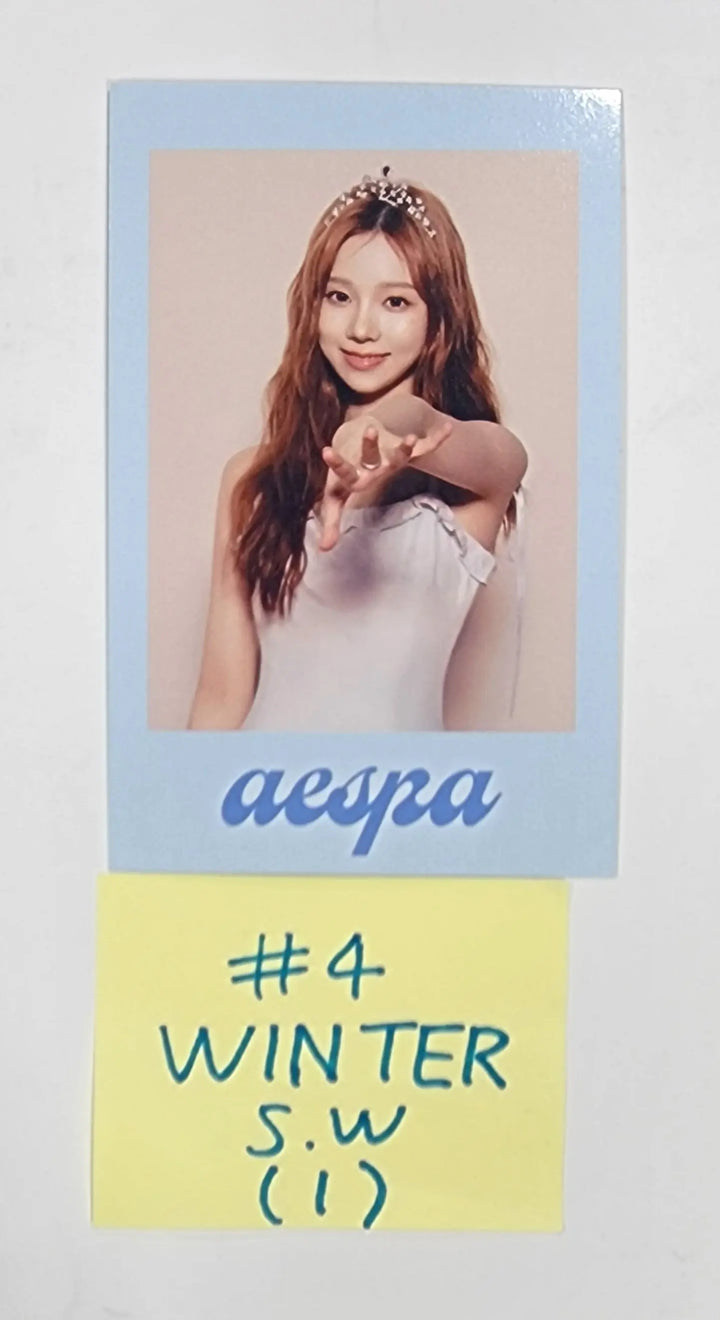 Aespa 2023 Season's Greetings - Soundwave Pre-Order Benefit Photocards Set (4EA) - HALLYUSUPERSTORE
