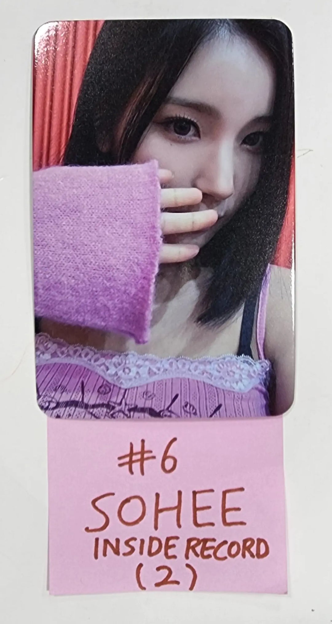 ALICE "DANCE ON" - Inside Record Fansign Event Photocard