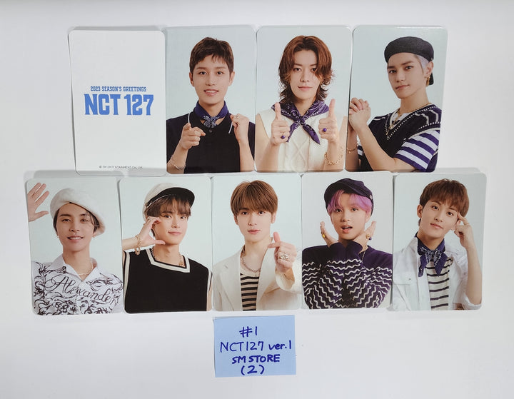 NCT 127 2023 Season's Greetings - SMTOWN &amp; ストア先行予約特典フォトカード セット (9EA)