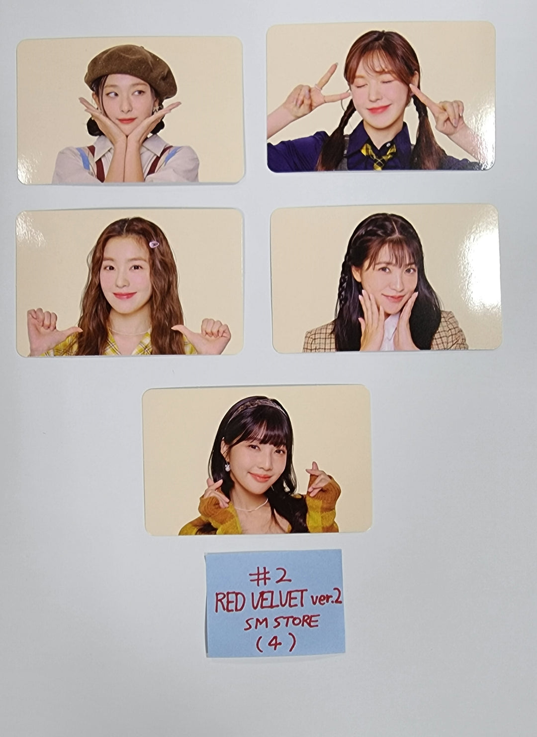Red Velvet 2023 Season's Greetings - Smtown & Store Pre-Order Benefit Photocards Set (5EA)