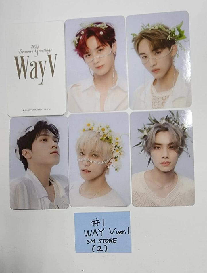 WayV 2023 Season's Greetings - Smtown & Store Pre-Order Benefit Photocards Set (6EA) - HALLYUSUPERSTORE