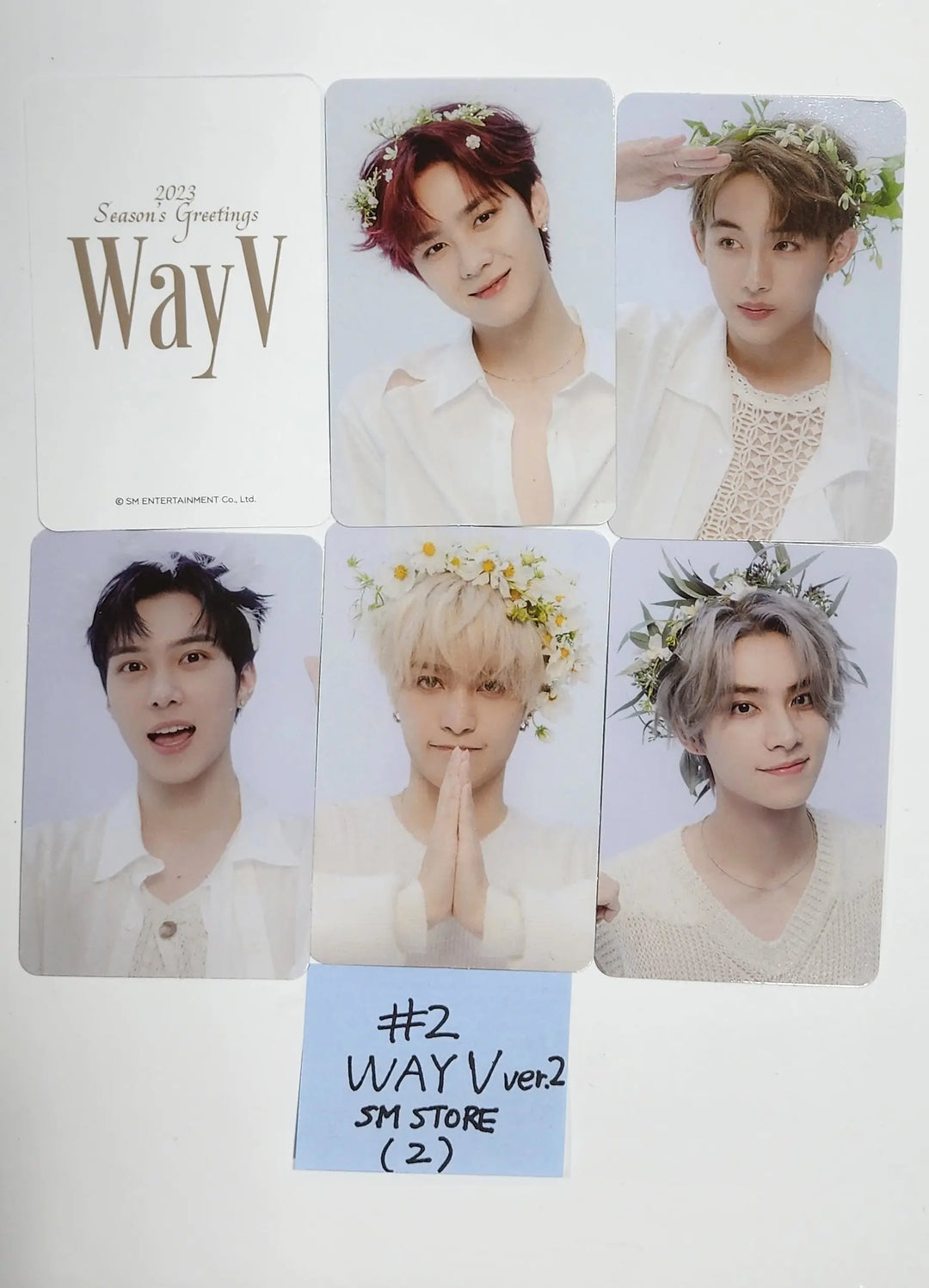 WayV 2023 Season's Greetings - Smtown & Store Pre-Order Benefit Photocards Set (6EA) - HALLYUSUPERSTORE