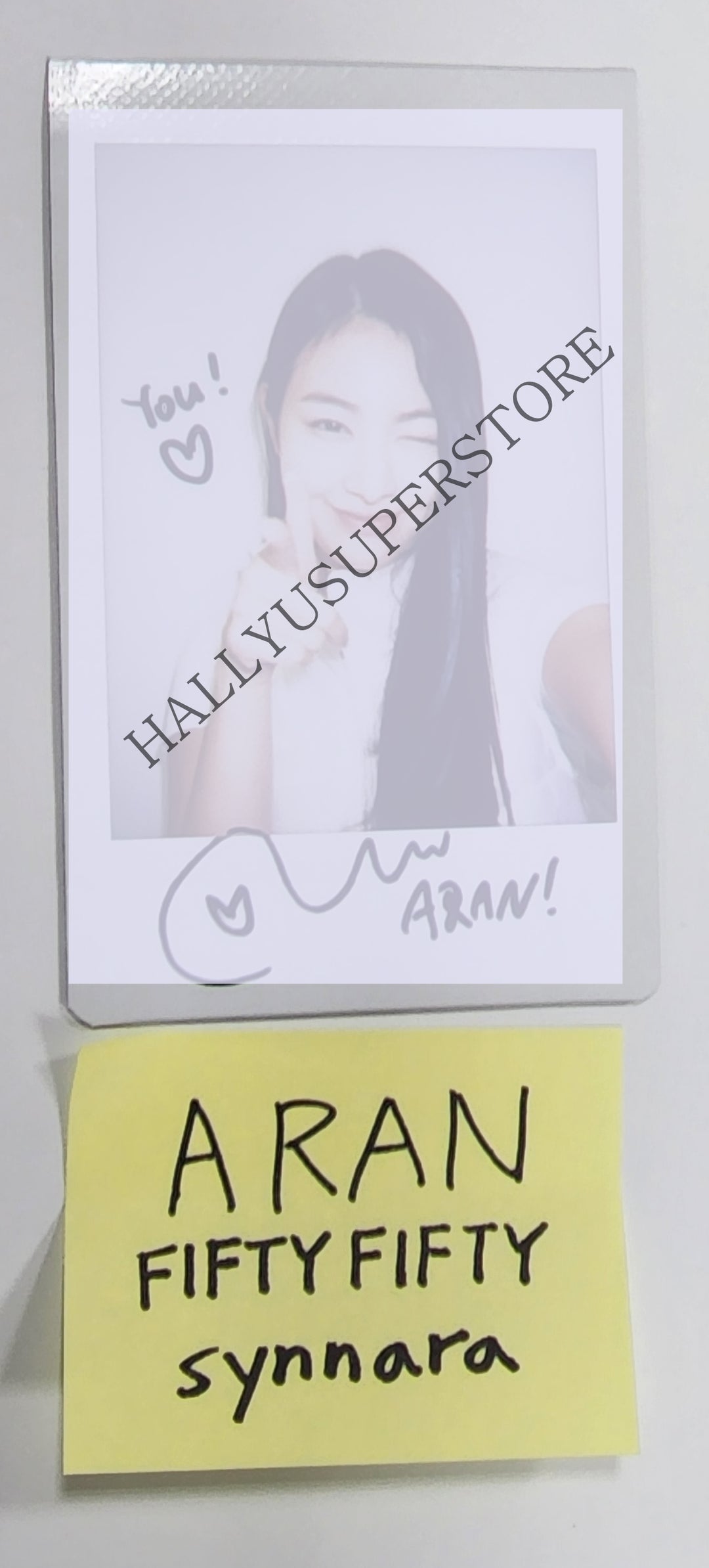Aran (Of FIFTY FIFTY) "THE FIFTY" 1st EP - Hand Autographed(Signed) Photocard