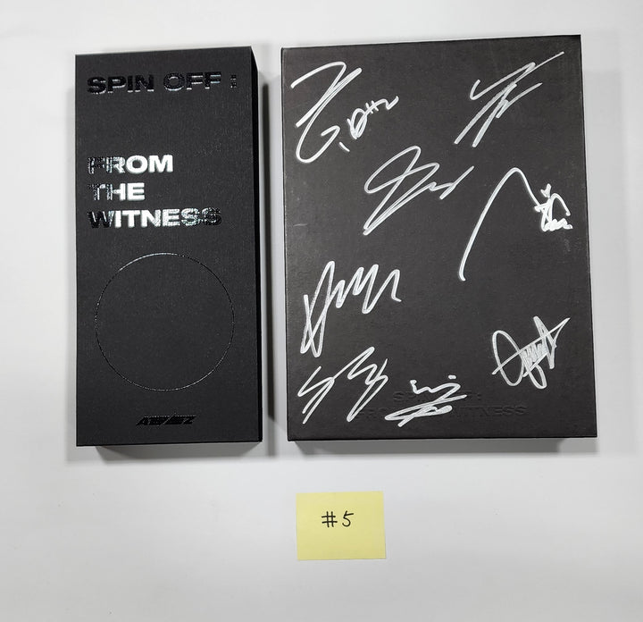 ATEEZ "SPIN OFF : FROM THE WITNESS" - Hand Autographed(Signed) Promo Album