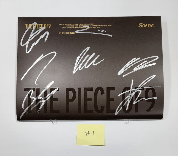 SF9 "THE PIECE OF9" - Hand Autographed(Signed) Promo Album