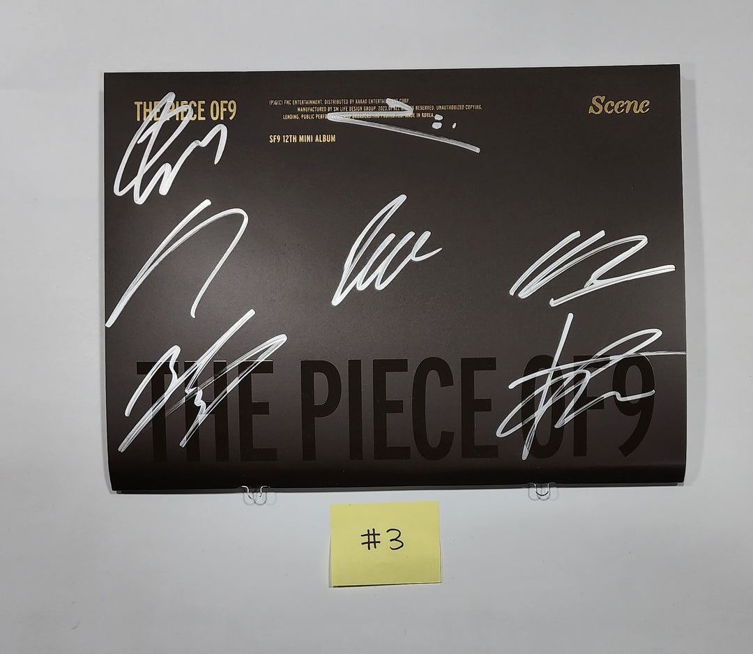 SF9 "THE PIECE OF9" - Hand Autographed(Signed) Promo Album