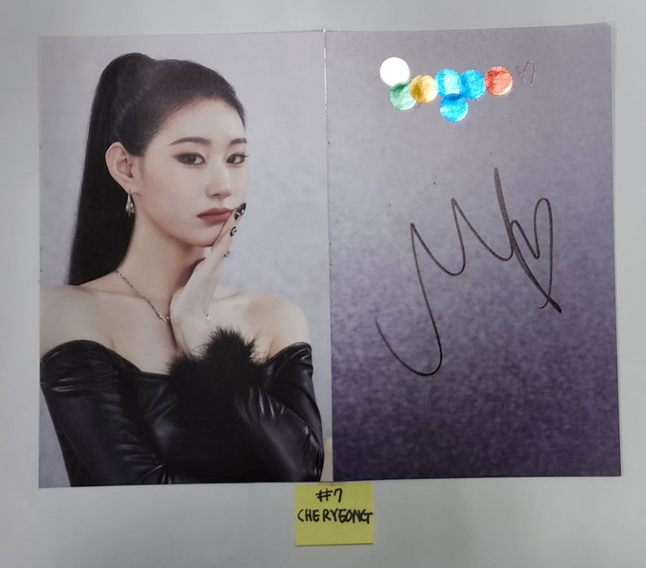 ITZY 'CHESHIRE' - A Cut Page From Fansign Event Album
