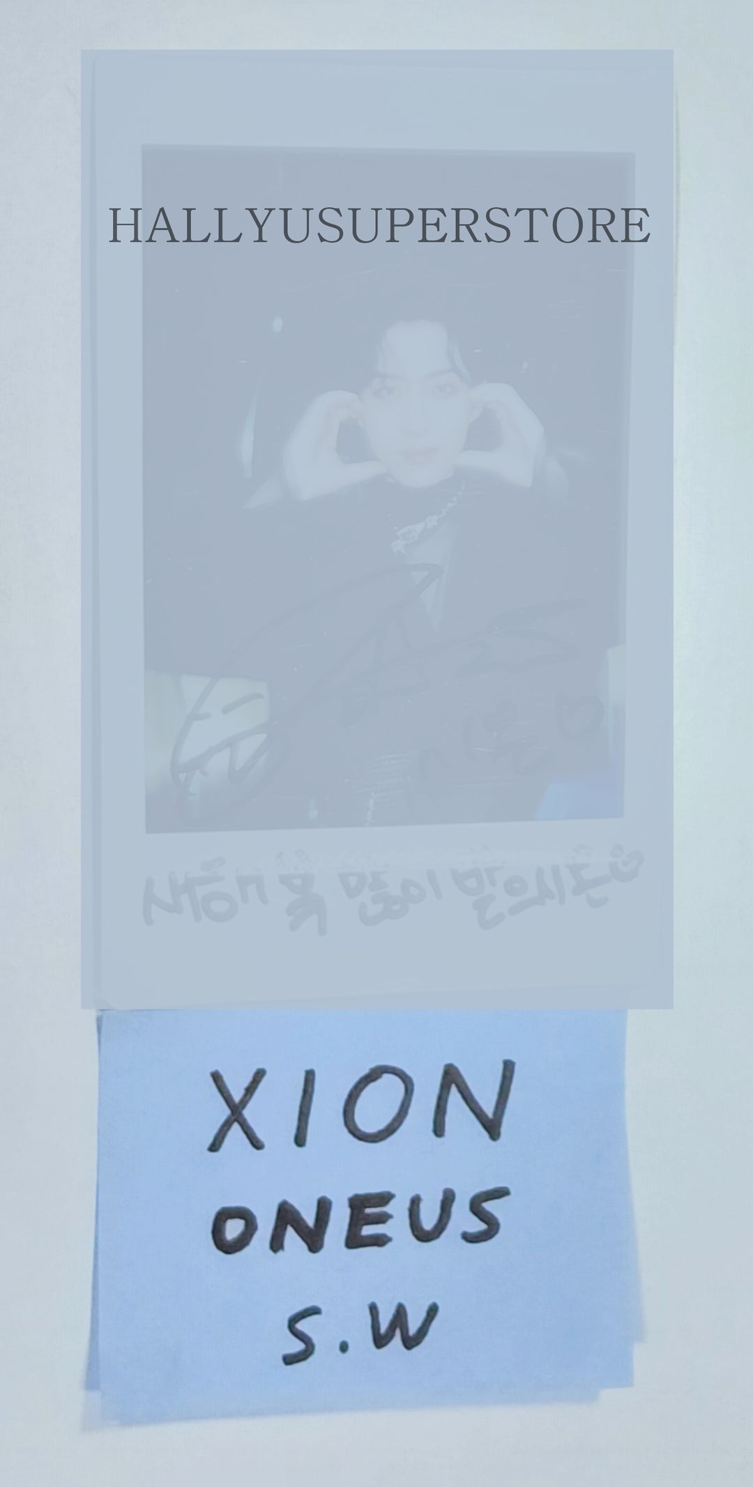Xion (of Oneus) "MALUS" - Hand Autographed(Signed) Polaroid