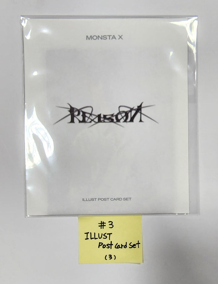 몬스타엑스 “REASON” - 사운드웨이브 팝업스토어 공식 MD [포토카드세트,엽서세트, 포토티켓, 미니포토북]