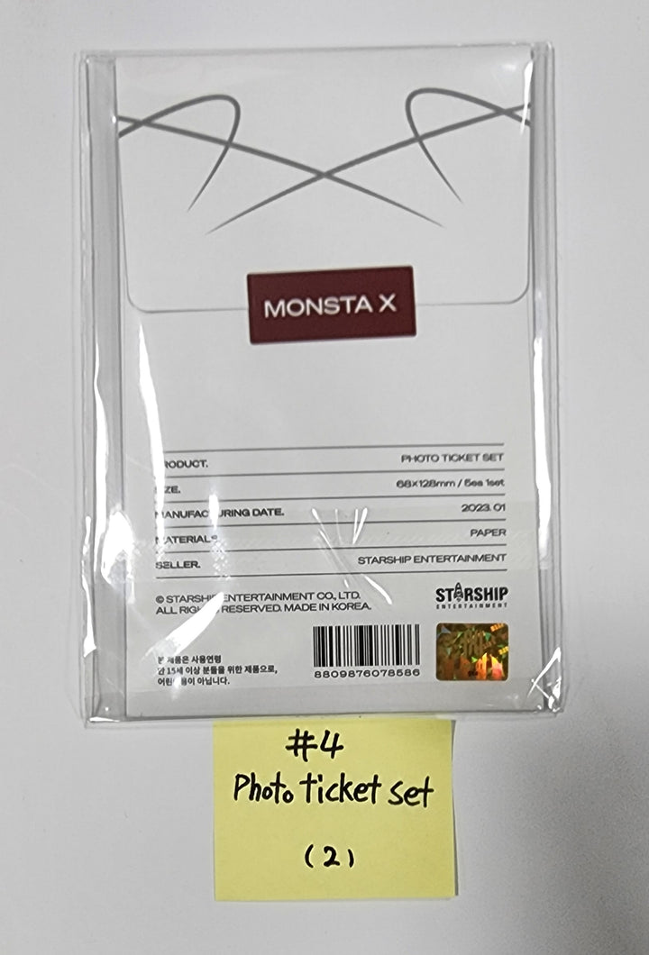 Monsta X 「REASON」 - Soundwave ポップアップストア オフィシャルMD [フォトカードセット、ポストカードセット、フォトチケット、ミニフォトブック]