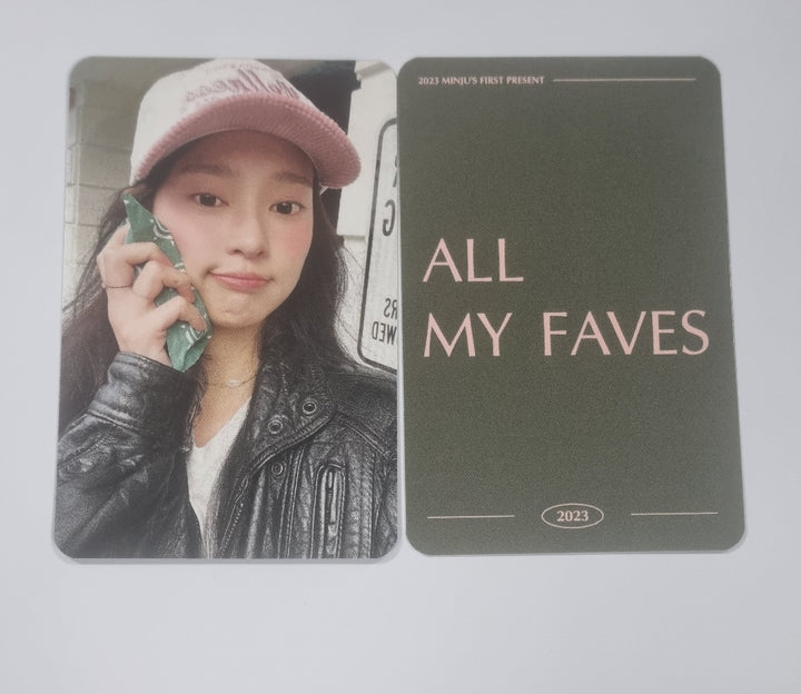 김민주 2023 민주의 첫 선물 "All My Faves" - 신나라 예약판매 혜택 포토카드