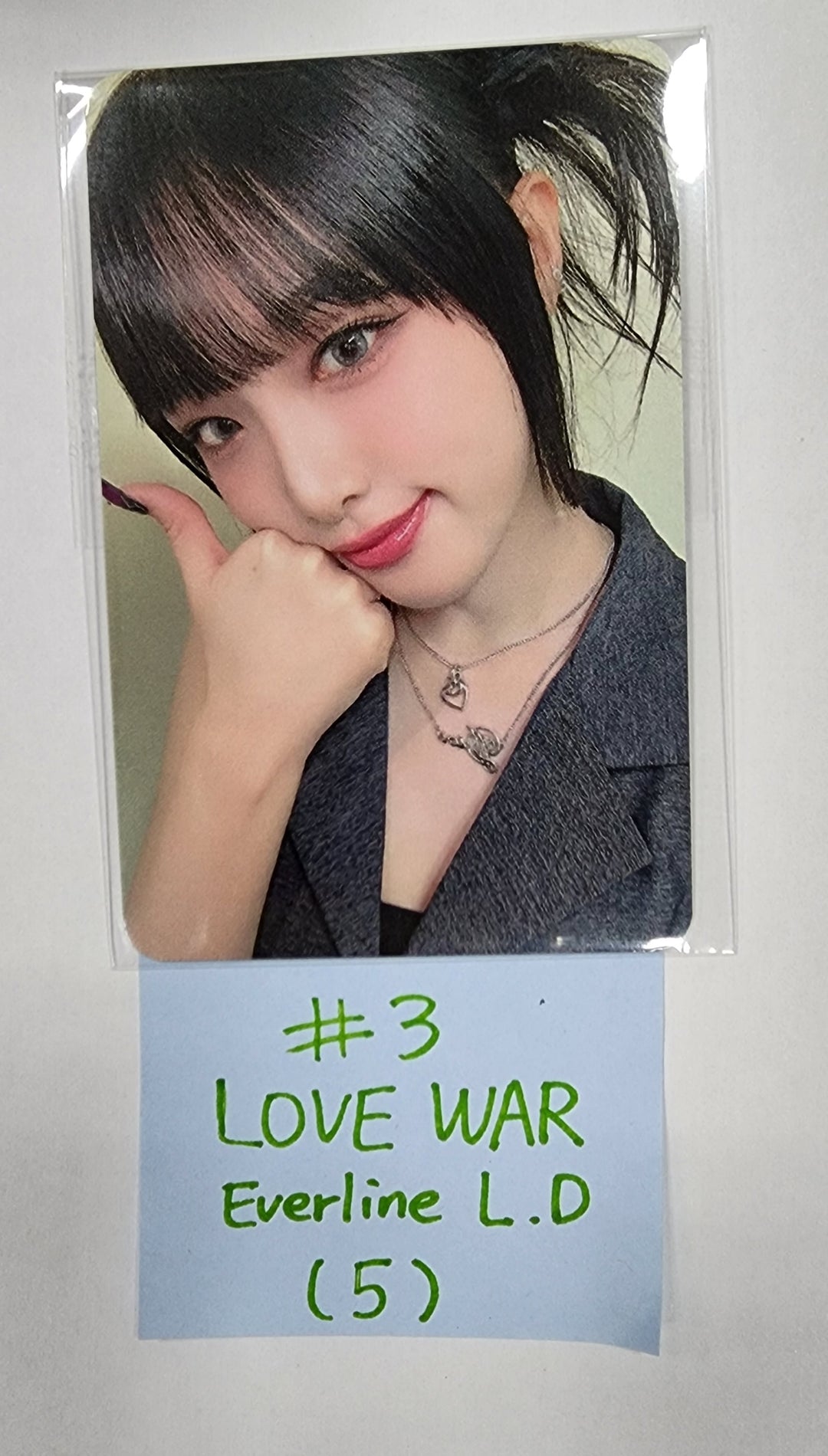 YENA 「Love War」 - Everline 抽選イベント フォトカード